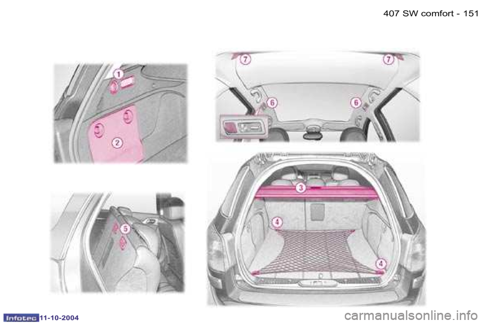 PEUGEOT 407 DAG 2004  Owners Manual �1�5�0 �-�1�5�1
�-�4�0�7� �S�W� �c�o�m�f�o�r�t
�1�1�-�1�0�-�2�0�0�4  