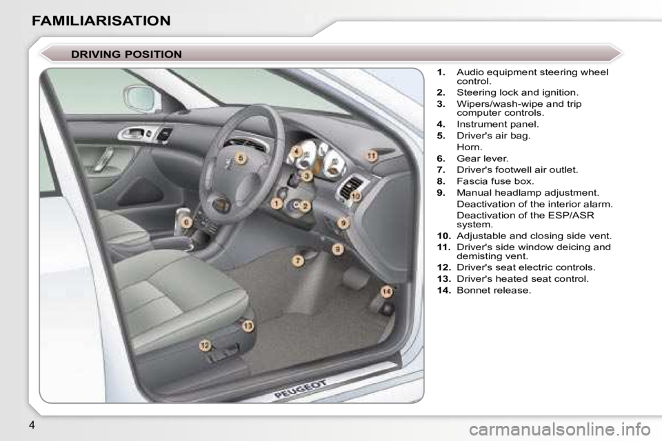 PEUGEOT 607 2006  Owners Manual 