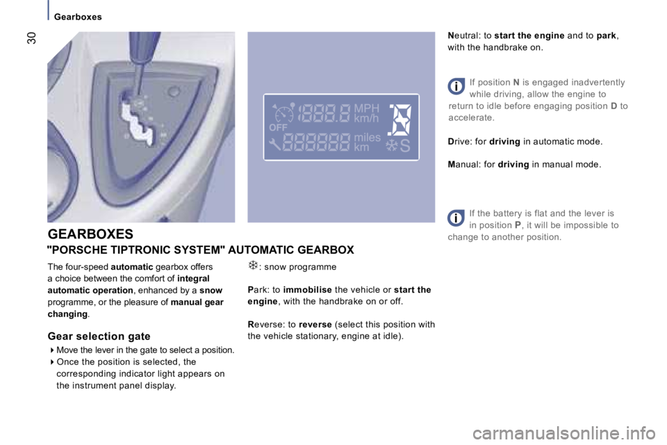 PEUGEOT 807 2006 Owners Manual �G�e�a�r�b�o�x�e�s
�T�h�e� �f�o�u�r�-�s�p�e�e�d�  �a�u�t�o�m�a�t�i�c� �g�e�a�r�b�o�x� �o�f�f�e�r�s� 
�a� �c�h�o�i�c�e� �b�e�t�w�e�e�n� �t�h�e� �c�o�m�f�o�r�t� �o�f�  �i�n�t�e�g�r�a�l� 
�a�u�t�o�m�a�t�