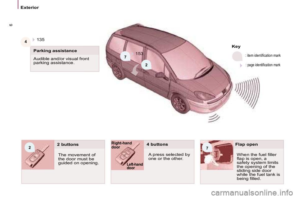 PEUGEOT 807 2008  Owners Manual 