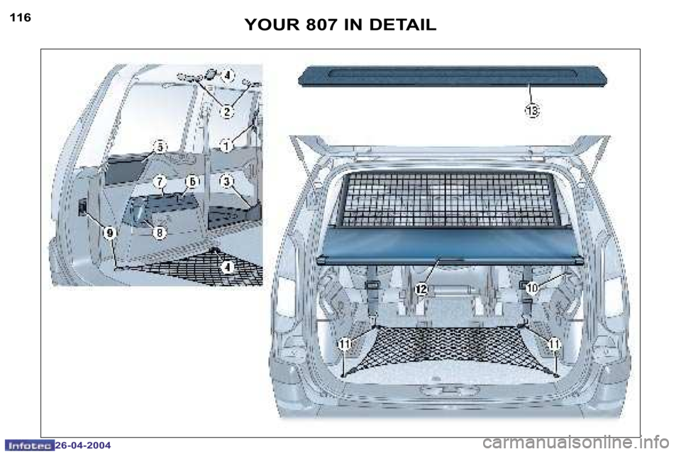 PEUGEOT 807 2004  Owners Manual �1�1�6
�2�6�-�0�4�-�2�0�0�4
�1�1�7
�2�6�-�0�4�-�2�0�0�4
�Y�O�U�R� �8�0�7� �I�N� �D�E�T�A�I�L  