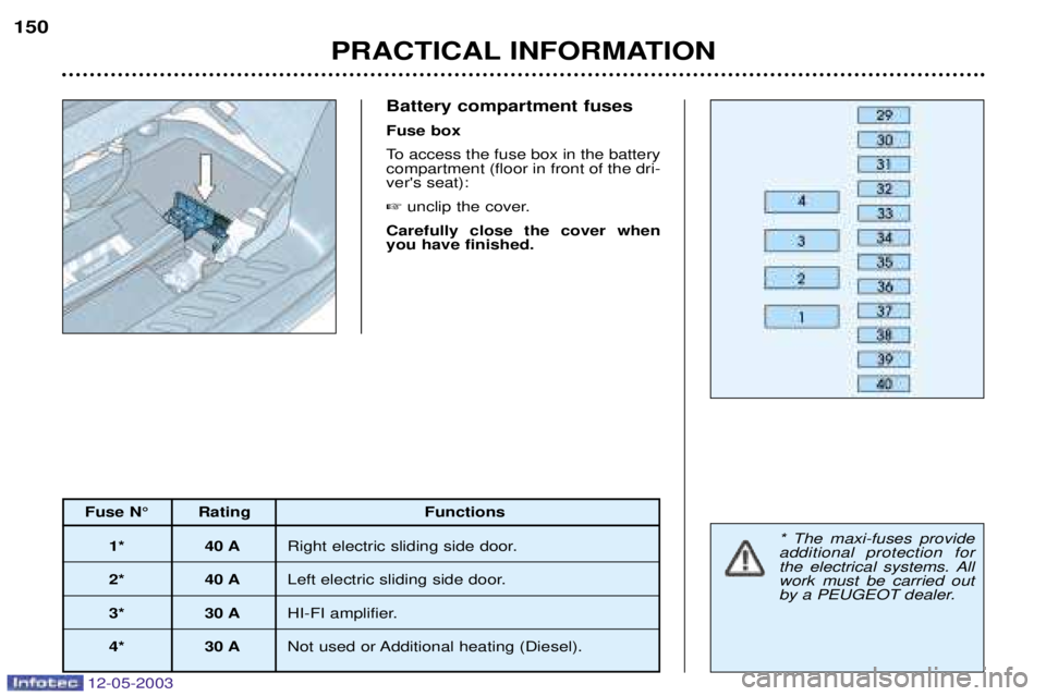 PEUGEOT 807 2003  Owners Manual 
 	
	

08
# *($#$ 9-  

- ";
"!
 #-!!!
 ;. 
# 
# 9-* ( 