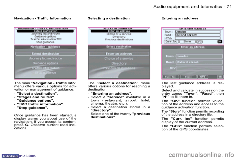 PEUGEOT 1007 2005.5 Repair Manual �7�0 �-�A�u�d�i�o� �e�q�u�i�p�m�e�n�t� �a�n�d� �t�e�l�e�m�a�t�i�c�s
�0�1�-�1�0�-�2�0�0�5
�7�1
�-�A�u�d�i�o� �e�q�u�i�p�m�e�n�t� �a�n�d� �t�e�l�e�m�a�t�i�c�s
�0�1�-�1�0�-�2�0�0�5
�T�h�e� �m�a�i�n� 
�&#