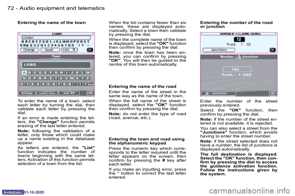PEUGEOT 1007 2005.5 Manual PDF �7�2 �-�A�u�d�i�o� �e�q�u�i�p�m�e�n�t� �a�n�d� �t�e�l�e�m�a�t�i�c�s
�0�1�-�1�0�-�2�0�0�5
�7�3
�-�A�u�d�i�o� �e�q�u�i�p�m�e�n�t� �a�n�d� �t�e�l�e�m�a�t�i�c�s
�0�1�-�1�0�-�2�0�0�5
�T�o�  �e�n�t�e�r�  �t