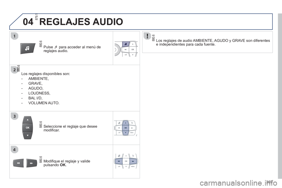 PEUGEOT 2008 2013  Manual del propietario (in Spanish) 04
Pulse �