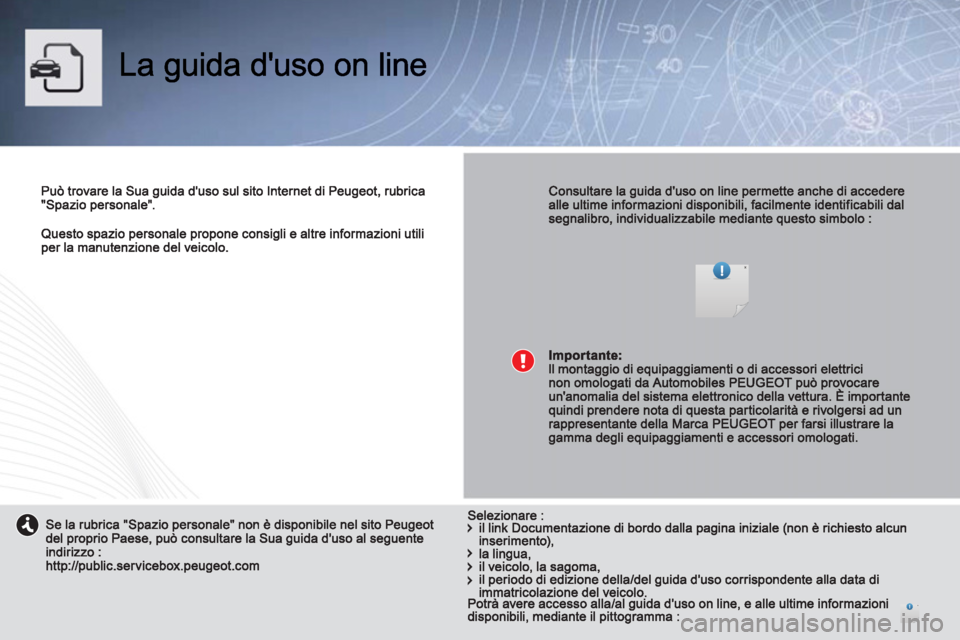 PEUGEOT 2008 2013  Manuale duso (in Italian) 