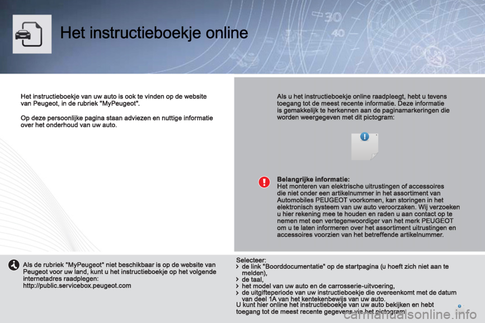 PEUGEOT 2008 2013  Instructieboekje (in Dutch) 
