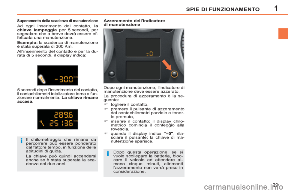 PEUGEOT 207 2011 Manuale duso (in Italian) 1
i
i
SPIE DI FUNZIONAMENTO
29
Il chilometraggio che rimane da
percorrere può essere ponderato
dal fattore tempo, in funzione delle
abitudini di guida.
La chiave può quindi accendersi
anche PEUGEOT 207 2011 Manuale duso (in Italian) 1
i
i
SPIE DI FUNZIONAMENTO
29
Il chilometraggio che rimane da
percorrere può essere ponderato
dal fattore tempo, in funzione delle
abitudini di guida.
La chiave può quindi accendersi
anche