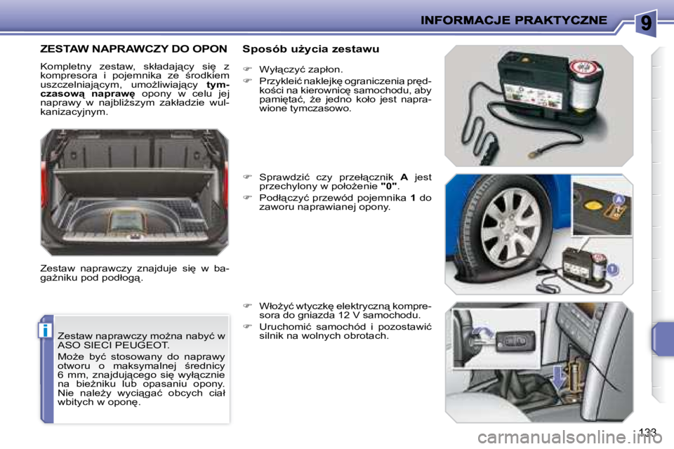 PEUGEOT 207 2008.5  Instrukcja obsługi (in Polish) i
133
� �Z�e�s�t�a�w� �n�a�p�r�a�w�c�z�y� �m�oG�n�a� �n�a�b�y�ć� �w�  
ASO SIECI PEUGEOT.  
� �M�oG�e�  �b�y�ć�  �s�t�o�s�o�w�a�n�y�  �d�o�  �n�a�p�r�a�w�y�  
�o�t�w�o�r�u�  �o�  �m�a�k�s�y�m�a�l�