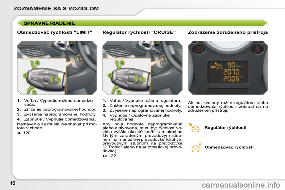 PEUGEOT 207 2008.5  Návod na použitie (in Slovakian) ZOZNÁMENIE SA S VOZIDLOM
� � �O�b�m�e�d�z�o�v�a�č� �r�ý�c�h�l�o�s�t�i� �"�L�I�M�I�T�"� � � �Z�o�b�r�a�z�e�n�i�e� �z�d�r�u�ž�e�n�é�h�o� �p�r�í�s�t�r�o�j�a� 
   
1. � �  �V�o-�b�a� �/� �V