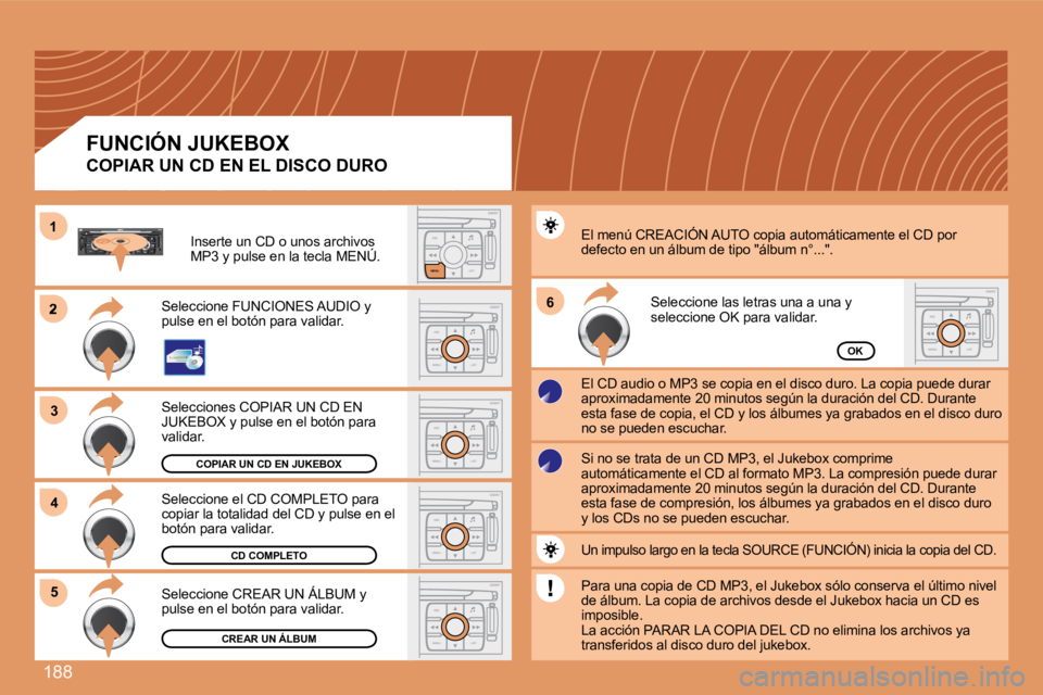 PEUGEOT 207 2008 Manual del propietario (in Spanish) 188
2
33
S
O SSOURCE
MODE BAND ESC
2
abc
5
jkl
8
tuv 3
def
6
mno
9
wxyz
1 4
ghi
7
pqrs0 # MENU LIST
TA
PTY
DARKESC
LIST
MENU
ESC
MENU LIST
66
ESC
MENU LIST
ESC
MENU LIST
ESC
MENU LIST
44
ESC
MENU LIS PEUGEOT 207 2008 Manual del propietario (in Spanish) 188
2
33
S
O SSOURCE
MODE BAND ESC
2
abc
5
jkl
8
tuv 3
def
6
mno
9
wxyz
1 4
ghi
7
pqrs0 # MENU LIST
TA
PTY
DARKESC
LIST
MENU
ESC
MENU LIST
66
ESC
MENU LIST
ESC
MENU LIST
ESC
MENU LIST
44
ESC
MENU LIS