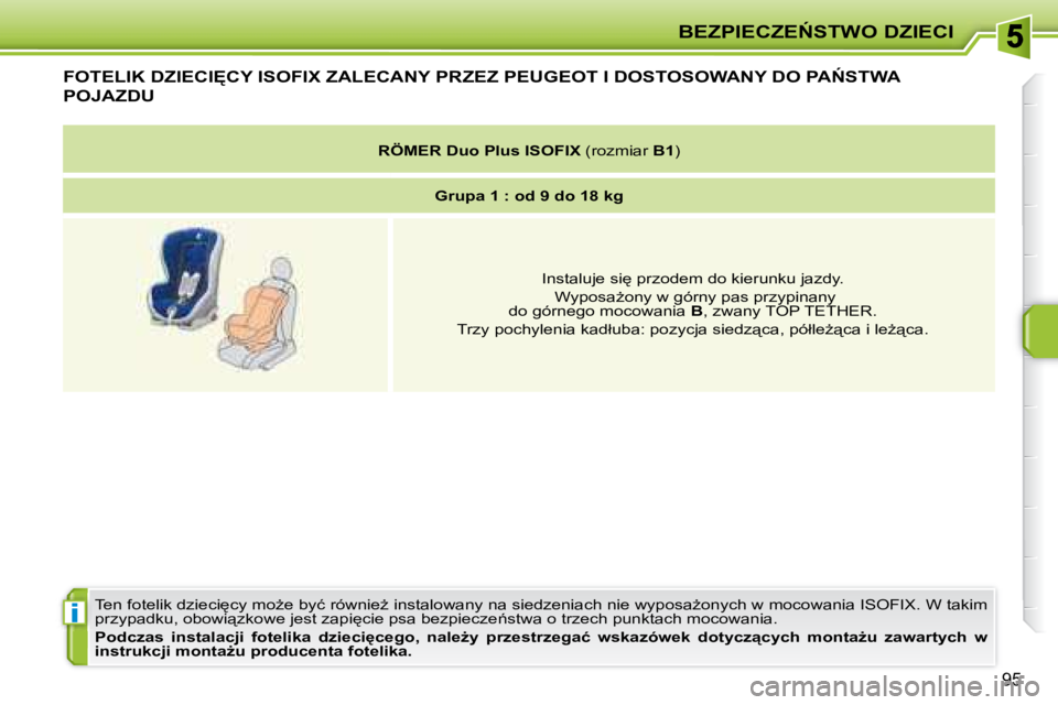 PEUGEOT 207 2008  Instrukcja obsługi (in Polish) i
�B�E�Z�P�I�E�C�Z�E0�S�T�W�O� �D�Z�I�E�C�I
95
� � � � � � � � � � � �F�O�T�E�L�I�K� �D�Z�I�E�C�I	�C�Y� �I�S�O�F�I�X� �Z�A�L�E�C�A�N�Y� �P�R�Z�E�Z� � �P�E�U�G�E�O�T� � �I� �D�O�S�T�O�S�O�W�A�N�Y� �D