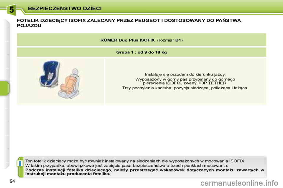PEUGEOT 207 2007.5  Instrukcja obsługi (in Polish) i
�B�E�Z�P�I�E�C�Z�E0�S�T�W�O� �D�Z�I�E�C�I
94
� � �F�O�T�E�L�I�K� �D�Z�I�E�C�I	�C�Y� �I�S�O�F�I�X� �Z�A�L�E�C�A�N�Y� �P�R�Z�E�Z� �P�E�U�G�E�O�T� �I� �D�O�S�T�O�S�O�W�A�N�Y� �D�O� �P�A0�S�T�W�A� 
�