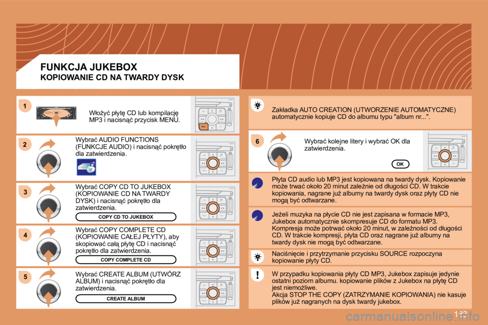 PEUGEOT 207 2007.5  Instrukcja obsługi (in Polish) �1�8�3
23
S
O SSOURCE
MODE BAND ESC
2
abc
5
jkl
8
tuv 3
def
6
mno
9
wxyz
1 4
ghi
7
pqrs0 # MENU LIST
TA 
PTY
DARKESC
LIST
MENU
ESC
MENU LIST
6
ESC
MENU LIST
ESC
MENU LIST
ESC
MENU LIST
4
ESC
MENU LIST