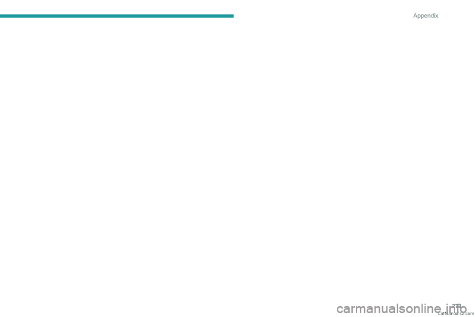 PEUGEOT 3008 2023  Owners Manual 273
Appendix  CarM an uals 2 .c o m  