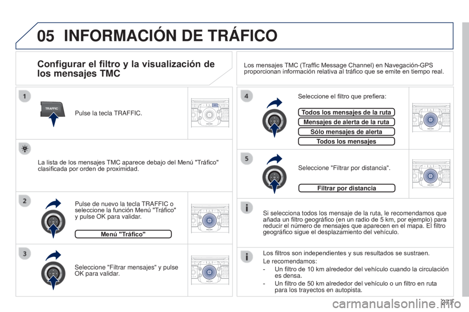 PEUGEOT 3008 2014  Manual del propietario (in Spanish) 05
TRAFFIC
2ABC3DEF5JKL4GHI6MNO8TUV7PQRS9WXYZ0*#
1RADIO MEDIANAV
TRAFFIC
SETUPADDR
BOOK
2ABC3DEF5JKL4GHI6MNO8TUV7PQRS9WXYZ0*#
1RADIO MEDIA NAV
TRAFFIC
SETUPADDR
BOOK
2ABC3DEF5JKL4GHI6MNO8TUV7PQRS9WXYZ