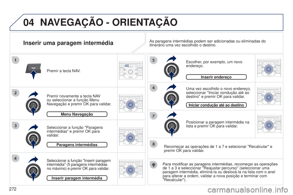 PEUGEOT 3008 2014  Manual de utilização (in Portuguese) 04
NAV2ABC3DEF5JKL4GHI6MNO8TUV7PQRS9WXYZ0*#
1RADIO MEDIANAV
TRAFFIC
SETUPADDR
BOOK
2ABC3DEF5JKL4GHI6MNO8TUV7PQRS9WXYZ0*#
1RADIO MEDIA NAV
TRAFFIC
SETUPADDR
BOOK
2ABC3DEF5JKL4GHI6MNO8TUV7PQRS9WXYZ0*#
1