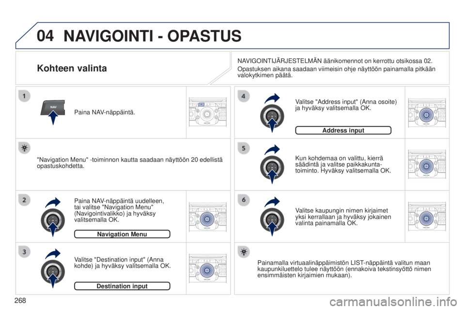 PEUGEOT 3008 2014  Omistajan Käsikirja (in Finnish) 04
NAV2ABC3DEF5JKL4GHI6MNO8TUV7PQRS9WXYZ0*#
1RADIO MEDIANAV
TRAFFIC
SETUPADDR
BOOK
2ABC3DEF5JKL4GHI6MNO8TUV7PQRS9WXYZ0*#
1RADIO MEDIA NAV
TRAFFIC
SETUPADDR
BOOK
2ABC3DEF5JKL4GHI6MNO8TUV7PQRS9WXYZ0*#
1