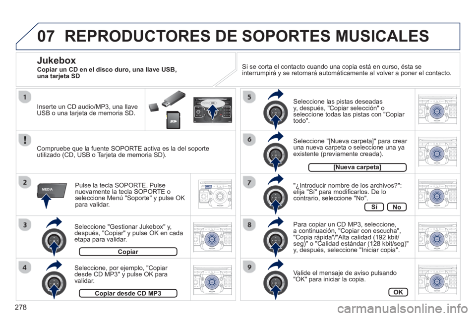 PEUGEOT 3008 2013.5. Manual del propietario (in Spanish) 278
07
MEDIA
2ABC3DEF5JKL4GHI6MNO8TUV7PQRS9WXYZ0*#
1RADIO MEDIANAV ESC TRAFFIC
SETUPADDR
BOOK
2ABC3DEF5JKL4GHI6MNO8TUV7PQRS9WXYZ0*#
1RADIO MEDIANAV TRAFFIC
SETUPADDR
BOOK
2ABC3DEF5JKL4GHI6MNO8TUV7PQRS PEUGEOT 3008 2013.5. Manual del propietario (in Spanish) 278
07
MEDIA
2ABC3DEF5JKL4GHI6MNO8TUV7PQRS9WXYZ0*#
1RADIO MEDIANAV ESC TRAFFIC
SETUPADDR
BOOK
2ABC3DEF5JKL4GHI6MNO8TUV7PQRS9WXYZ0*#
1RADIO MEDIANAV TRAFFIC
SETUPADDR
BOOK
2ABC3DEF5JKL4GHI6MNO8TUV7PQRS