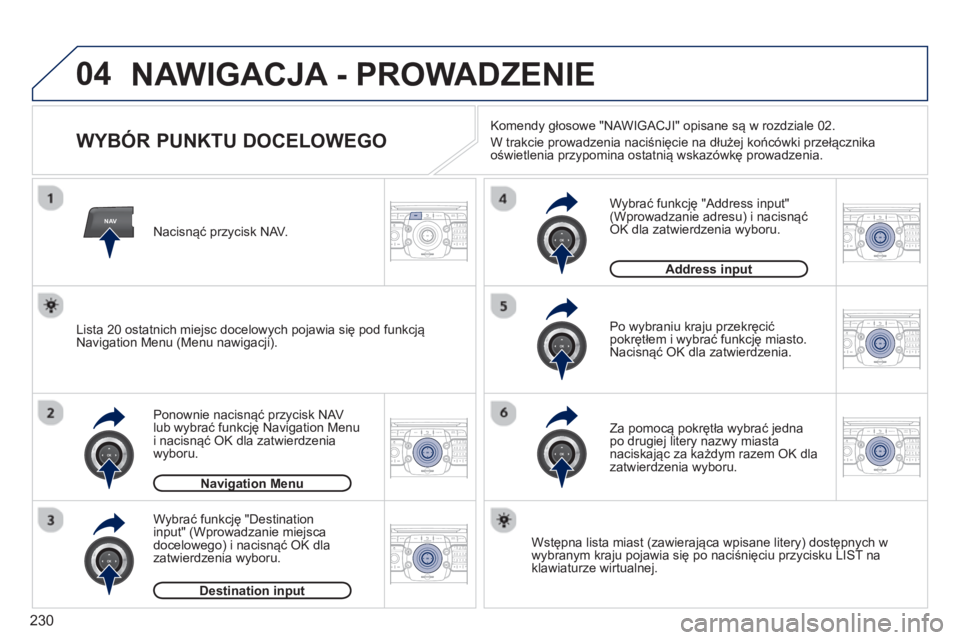 PEUGEOT 3008 2013 Instrukcja obsługi (in Polish) 230
04
NAV2ABC3DEF5JKL4GHI6MNO8TUV7PQRS9WXYZ0*#
1RADIO MEDIANAV TRAFFIC
SETUPADDR
BOOK
2ABC3DEF5JKL4GHI6MNO8TUV7PQRS9WXYZ0*#
1RADIO MEDIANAV TRAFFIC
SETUPADDR
BOOK
2ABC3DEF5JKL4GHI6MNO8TUV7PQRS9WXYZ0* PEUGEOT 3008 2013 Instrukcja obsługi (in Polish) 230
04
NAV2ABC3DEF5JKL4GHI6MNO8TUV7PQRS9WXYZ0*#
1RADIO MEDIANAV TRAFFIC
SETUPADDR
BOOK
2ABC3DEF5JKL4GHI6MNO8TUV7PQRS9WXYZ0*#
1RADIO MEDIANAV TRAFFIC
SETUPADDR
BOOK
2ABC3DEF5JKL4GHI6MNO8TUV7PQRS9WXYZ0*