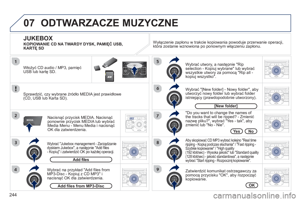 PEUGEOT 3008 2012.5 Instrukcja obsługi (in Polish) 244
07
MEDIA
2ABC3DEF5JKL4GHI6MNO8TUV7PQRS9WXYZ0*#
1RADIO MEDIANAV ESC TRAFFIC
SETUPADDR
BOOK
2ABC3DEF5JKL4GHI6MNO8TUV7PQRS9WXYZ0*#
1RADIO MEDIANAV TRAFFIC
SETUPADDR
BOOK
2ABC3DEF5JKL4GHI6MNO8TUV7PQRS PEUGEOT 3008 2012.5 Instrukcja obsługi (in Polish) 244
07
MEDIA
2ABC3DEF5JKL4GHI6MNO8TUV7PQRS9WXYZ0*#
1RADIO MEDIANAV ESC TRAFFIC
SETUPADDR
BOOK
2ABC3DEF5JKL4GHI6MNO8TUV7PQRS9WXYZ0*#
1RADIO MEDIANAV TRAFFIC
SETUPADDR
BOOK
2ABC3DEF5JKL4GHI6MNO8TUV7PQRS