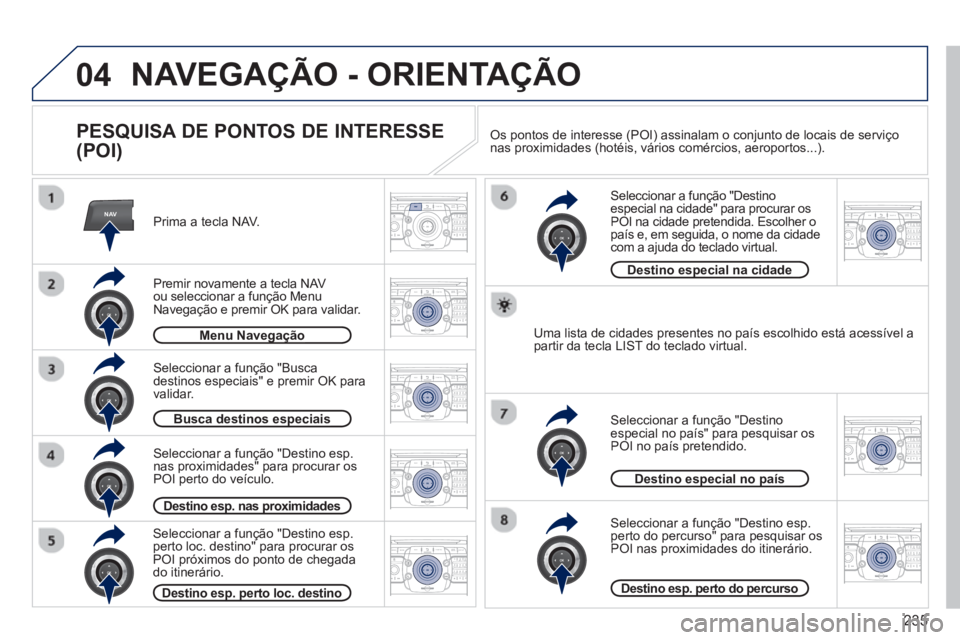 PEUGEOT 3008 2012.5 Manual de utilização (in Portuguese) 235
04
NAV2ABC3DEF5JKL4GHI6MNO8TUV7PQRS9WXYZ0*#
1RADIO MEDIANAV TRAFFIC
SETUPADDR
BOOK
2ABC3DEF5JKL4GHI6MNO8TUV7PQRS9WXYZ0*#
1RADIO MEDIANAV TRAFFIC
SETUPADDR
BOOK
2ABC3DEF5JKL4GHI6MNO8TUV7PQRS9WXYZ0* PEUGEOT 3008 2012.5 Manual de utilização (in Portuguese) 235
04
NAV2ABC3DEF5JKL4GHI6MNO8TUV7PQRS9WXYZ0*#
1RADIO MEDIANAV TRAFFIC
SETUPADDR
BOOK
2ABC3DEF5JKL4GHI6MNO8TUV7PQRS9WXYZ0*#
1RADIO MEDIANAV TRAFFIC
SETUPADDR
BOOK
2ABC3DEF5JKL4GHI6MNO8TUV7PQRS9WXYZ0*