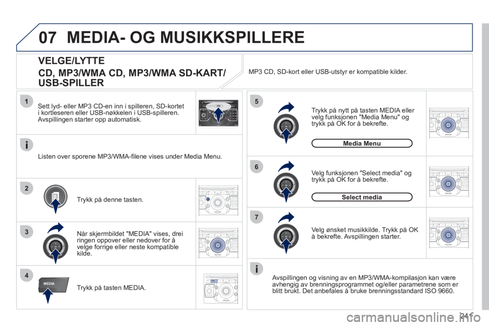 PEUGEOT 3008 2012 Instruksjoner for bruk (in Norwegian) 241
07
4
5
6
3
MEDIA
2ABC3DEF5JKL4GHI6MNO8TUV7PQRS9WXYZ0*#
1RADIO MEDIANAV ESC TRAFFIC
SETUPADDR
BOOK
2
7
2ABC3DEF5JKL4GHI6MNO8TUV7PQRS9WXYZ0*#
1RADIO MEDIANAV ESC TRAFFIC
SETUPADDR
BOOK
2ABC3DEF5JKL4 PEUGEOT 3008 2012 Instruksjoner for bruk (in Norwegian) 241
07
4
5
6
3
MEDIA
2ABC3DEF5JKL4GHI6MNO8TUV7PQRS9WXYZ0*#
1RADIO MEDIANAV ESC TRAFFIC
SETUPADDR
BOOK
2
7
2ABC3DEF5JKL4GHI6MNO8TUV7PQRS9WXYZ0*#
1RADIO MEDIANAV ESC TRAFFIC
SETUPADDR
BOOK
2ABC3DEF5JKL4