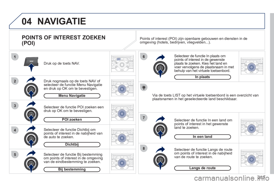 PEUGEOT 3008 2011.5 Instructieboekje (in Dutch) 233
04
NAV
3
4
6
7
8
2
5
2ABC3DEF5JKL4GHI6MNO8TUV7PQRS9WXYZ0*#
1RADIO MEDIANAV ESC TRAFFIC
SETUPADDR
BOOK
2ABC3DEF5JKL4GHI6MNO8TUV7PQRS9WXYZ0*#
1RADIO MEDIANAV ESC TRAFFIC
SETUPADDR
BOOK
2ABC3DEF5JKL4 PEUGEOT 3008 2011.5 Instructieboekje (in Dutch) 233
04
NAV
3
4
6
7
8
2
5
2ABC3DEF5JKL4GHI6MNO8TUV7PQRS9WXYZ0*#
1RADIO MEDIANAV ESC TRAFFIC
SETUPADDR
BOOK
2ABC3DEF5JKL4GHI6MNO8TUV7PQRS9WXYZ0*#
1RADIO MEDIANAV ESC TRAFFIC
SETUPADDR
BOOK
2ABC3DEF5JKL4