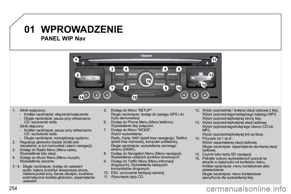 PEUGEOT 3008 2010.5  Instrukcja obsługi (in Polish) 254
01
1
55
1010
22
334466
1313
1111
99
14141515
778812121616
� � � �1�.� �  �S�i�l�n�i�k� �w�y�ł"�c�z�o�n�y�:� � �-�  �K�r�ó�t�k�i�e� �n�a�c�i;�n�i
�c�i�e�:� �w�ł"�c�z�e�n�i�e�/�w�y�ł
