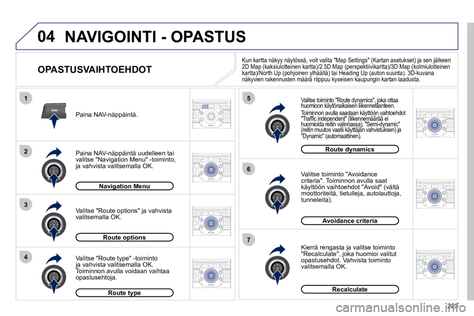 PEUGEOT 3008 2010.5  Omistajan Käsikirja (in Finnish) 223
04
2
ABC 3
DEF
5
JKL
4
GHI 6
MNO8
TUV
7
PQRS 9
WXYZ0
* #
1
RADIO MEDIA
NAVESC TRAFFIC
SETUP
ADDR 
BOOK
2
ABC 3
DEF
5
JKL
4
GHI 6
MNO8
TUV
7
PQRS 9
WXYZ0
* #
1
RADIO MEDIA
NAV ESC TRAFFIC
SETUP
ADD