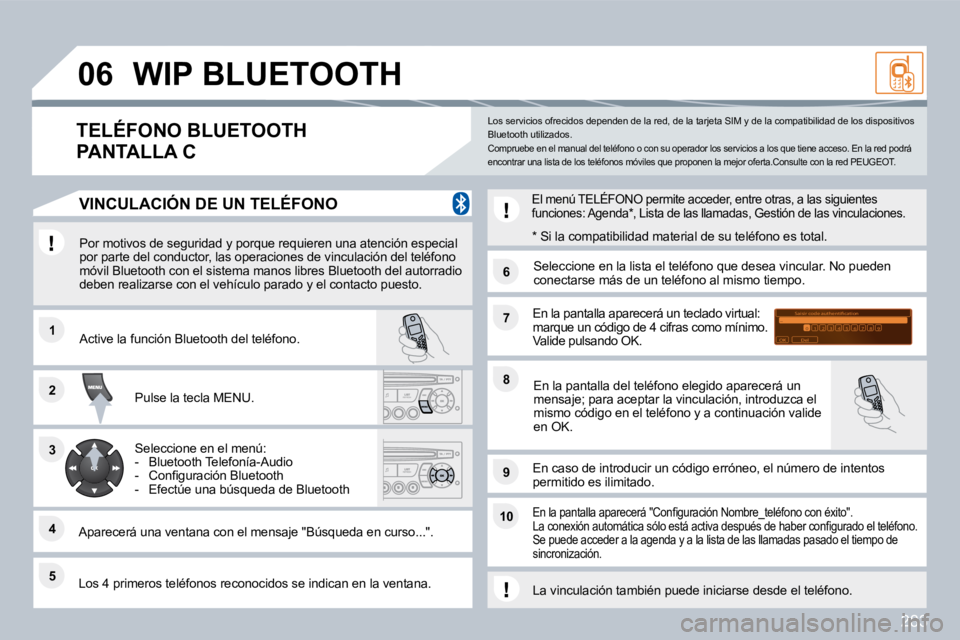 PEUGEOT 3008 2010  Manual del propietario (in Spanish) 283
�1�1
�6�6
�2�2
�7�7
�4�4
�9�9
�5�5
�1�0�1�0
�3�3
�8�8
�S�a�i�s�i�r� �c�o�d�e� �a�u�t�h�e�n�t�i�i�c�a�t�i�o�n�0�1�O�K�D�e�l�2�3�4�5�6�7�8�9�_
�0�6� �W�I�P� �B�L�U�E�T�O�O�T�H� 
� � �P�o�r� �m�o�t�i