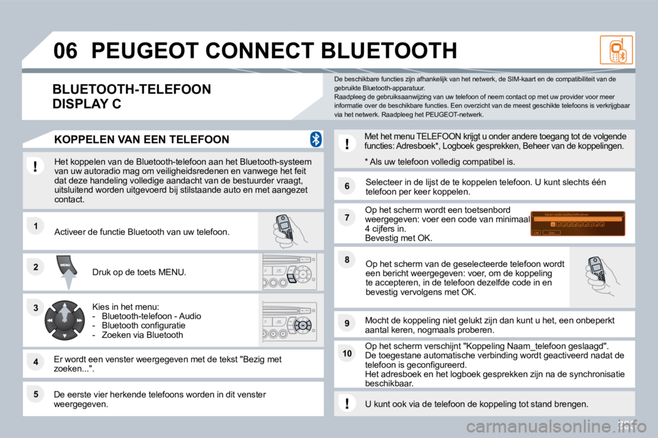 PEUGEOT 3008 2010  Instructieboekje (in Dutch) 283
�1�1
�6�6
�2�2
�7�7
�4�4
�9�9
�5�5
�1�0�1�0
�3�3
�8�8
�S�a�i�s�i�r� �c�o�d�e� �a�u�t�h�e�n�t�i�i�c�a�t�i�o�n�0�1�O�K�D�e�l�2�3�4�5�6�7�8�9�_
�0�6� �P�E�U�G�E�O�T� �C�O�N�N�E�C�T� �B�L�U�E�T�O�O�T�