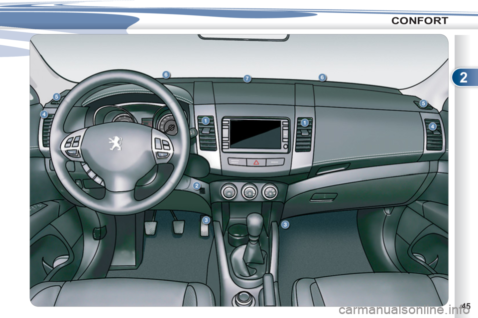 PEUGEOT 4007 2012  Manual del propietario (in Spanish) 2
CONFORT 