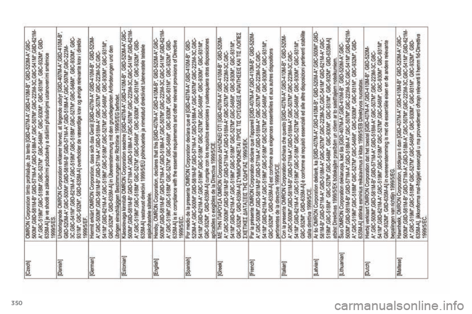 PEUGEOT 4008 2015  Instrukcja obsługi (in Polish) 350
4008_pl_Chap12_certificats_ed01-2016  