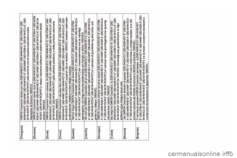 PEUGEOT 4008 2017 Brugsanvisning (in Danish) 357
4008_da_Chap12_certificats_ed01-2016 PEUGEOT 4008 2017 Brugsanvisning (in Danish) 357
4008_da_Chap12_certificats_ed01-2016