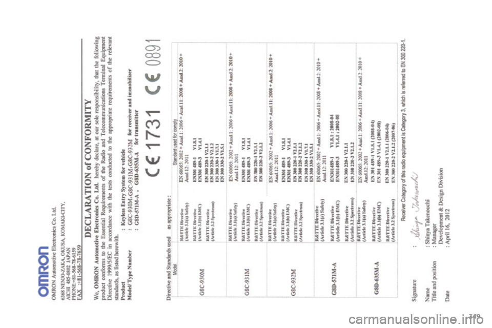 PEUGEOT 4008 2017 Manual del propietario (in Spanish) 349
4008_es_Chap12_certificats_ed01-2016 PEUGEOT 4008 2017 Manual del propietario (in Spanish) 349
4008_es_Chap12_certificats_ed01-2016