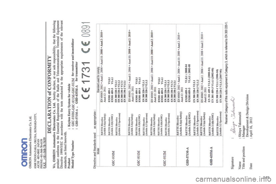 PEUGEOT 4008 2017 Návod na použitie (in Slovakian) 349
4008_sk_Chap12_certificats_ed01-2016 PEUGEOT 4008 2017 Návod na použitie (in Slovakian) 349
4008_sk_Chap12_certificats_ed01-2016