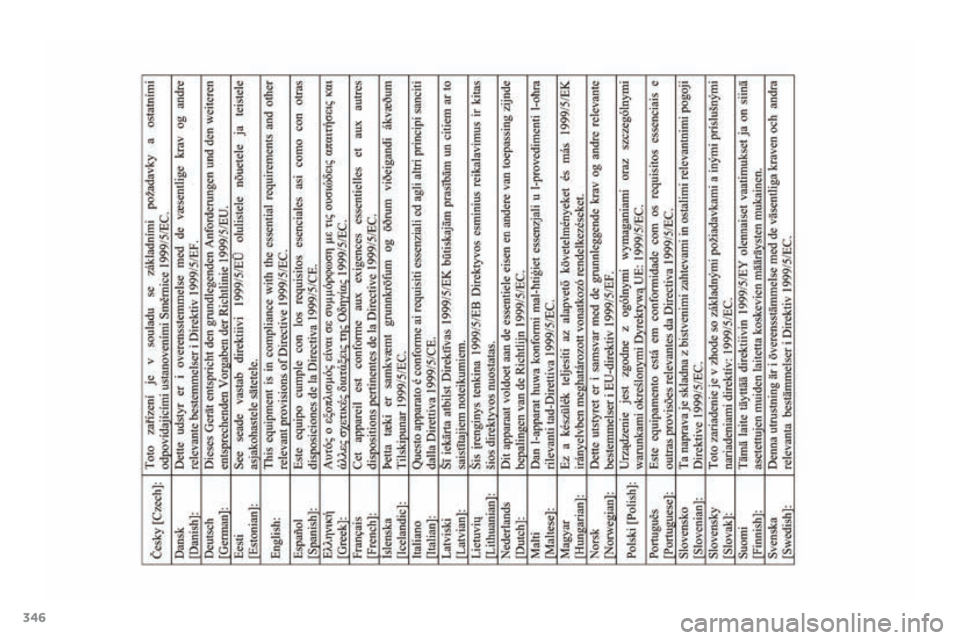 PEUGEOT 4008 2014.5  Owners Manual 346  