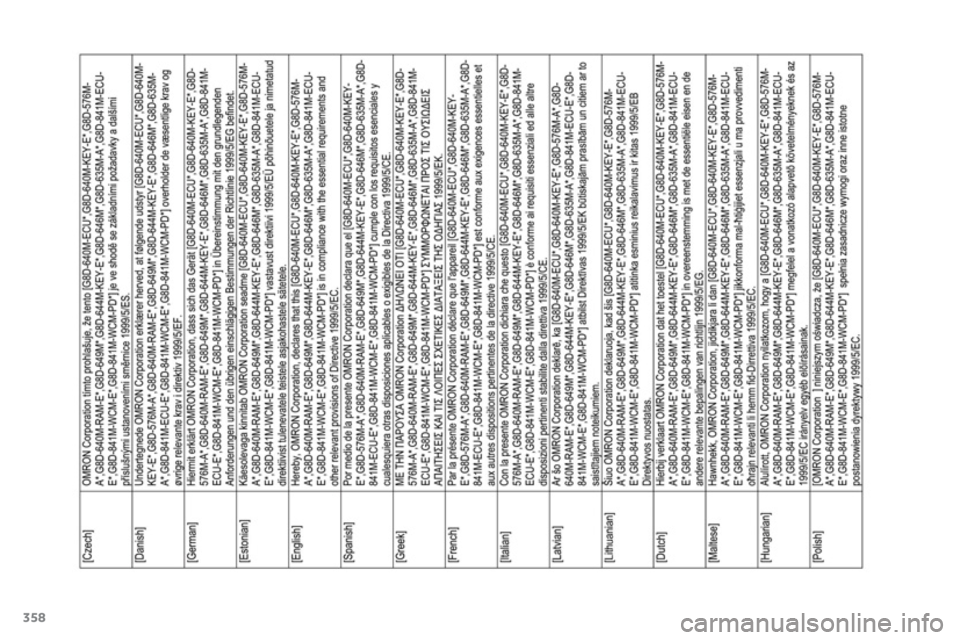 PEUGEOT 4008 2014  Instrukcja obsługi (in Polish) 358 