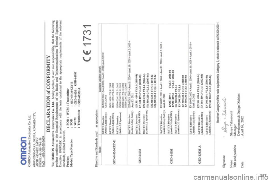 PEUGEOT 4008 2014  Bruksanvisningar (in Swedish) 357 