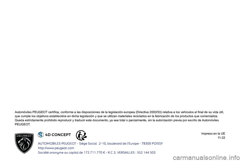 PEUGEOT 408 2023 Manual del propietario (in Spanish)
0024005800570052005000790059004C004F004800560003003300280038002A002800320037
00540058004800030046005800500053004F00480003004F00520056000300520045004D00480057004C00590 PEUGEOT 408 2023 Manual del propietario (in Spanish)
0024005800570052005000790059004C004F004800560003003300280038002A002800320037
00540058004800030046005800500053004F00480003004F00520056000300520045004D00480057004C00590