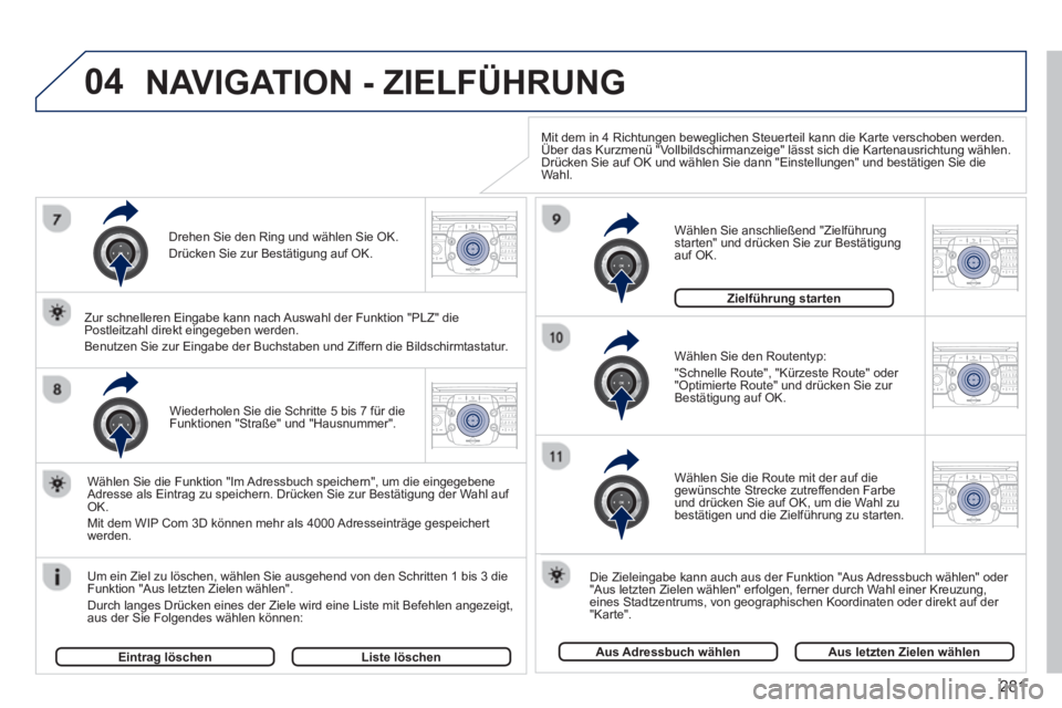 PEUGEOT 5008 2014  Betriebsanleitungen (in German) 281
04
2ABC3DEF5JKL4GHI6MNO8TUV7PQRS9WXYZ0*#
1RADIO MEDIANAV TRAFFIC
SETUPADDR
BOOK
2ABC3DEF5JKL4GHI6MNO8TUV7PQRS9WXYZ0*#
1RADIO MEDIANAV TRAFFIC
SETUPADDR
BOOK
2ABC3DEF5JKL4GHI6MNO8TUV7PQRS9WXYZ0*#
1