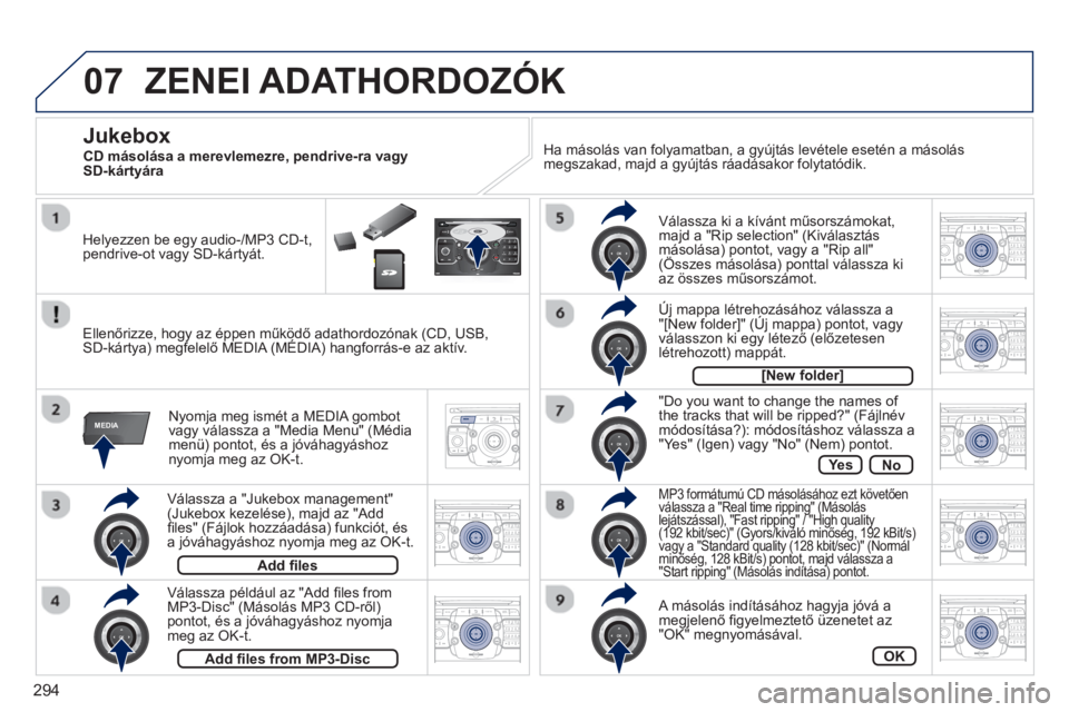 PEUGEOT 5008 2014  Kezelési útmutató (in Hungarian) 294
07
MEDIA
2ABC3DEF5JKL4GHI6MNO8TUV7PQRS9WXYZ0*#
1RADIO MEDIANAV ESC TRAFFIC
SETUPADDR
BOOK
2ABC3DEF5JKL4GHI6MNO8TUV7PQRS9WXYZ0*#
1RADIO MEDIANAV TRAFFIC
SETUPADDR
BOOK
2ABC3DEF5JKL4GHI6MNO8TUV7PQRS