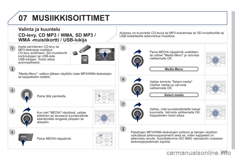 PEUGEOT 5008 2014 Omistajan Käsikirja (in Finnish) 293
07
MEDIA
2ABC3DEF5JKL4GHI6MNO8TUV7PQRS9WXYZ0*#
1RADIO MEDIANAV ESC TRAFFIC
SETUPADDR
BOOK
2ABC3DEF5JKL4GHI6MNO8TUV7PQRS9WXYZ0*#
1RADIO MEDIANAV TRAFFIC
SETUPADDR
BOOK
2ABC3DEF5JKL4GHI6MNO8TUV7PQRS PEUGEOT 5008 2014 Omistajan Käsikirja (in Finnish) 293
07
MEDIA
2ABC3DEF5JKL4GHI6MNO8TUV7PQRS9WXYZ0*#
1RADIO MEDIANAV ESC TRAFFIC
SETUPADDR
BOOK
2ABC3DEF5JKL4GHI6MNO8TUV7PQRS9WXYZ0*#
1RADIO MEDIANAV TRAFFIC
SETUPADDR
BOOK
2ABC3DEF5JKL4GHI6MNO8TUV7PQRS