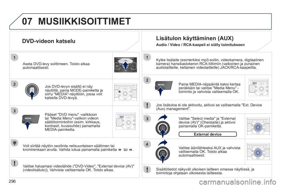PEUGEOT 5008 2014 Omistajan Käsikirja (in Finnish) 296
07
MEDIA
2ABC3DEF5JKL4GHI6MNO8TUV7PQRS9WXYZ0*#
1RADIO MEDIANAV ESC TRAFFIC
SETUPADDR
BOOK
MEDIA
2ABC3DEF5JKL4GHI6MNO8TUV7PQRS9WXYZ0*#
1RADIO MEDIANAV TRAFFIC
SETUPADDR
BOOK
2ABC3DEF5JKL4GHI6MNO8TU PEUGEOT 5008 2014 Omistajan Käsikirja (in Finnish) 296
07
MEDIA
2ABC3DEF5JKL4GHI6MNO8TUV7PQRS9WXYZ0*#
1RADIO MEDIANAV ESC TRAFFIC
SETUPADDR
BOOK
MEDIA
2ABC3DEF5JKL4GHI6MNO8TUV7PQRS9WXYZ0*#
1RADIO MEDIANAV TRAFFIC
SETUPADDR
BOOK
2ABC3DEF5JKL4GHI6MNO8TU