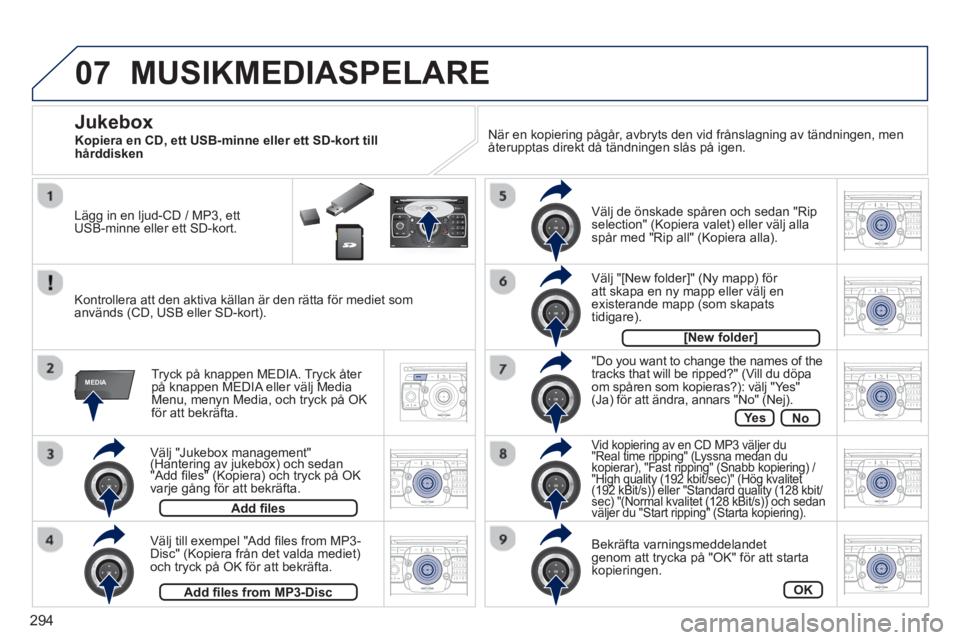PEUGEOT 5008 2014 Bruksanvisningar (in Swedish) 294
07
MEDIA
2ABC3DEF5JKL4GHI6MNO8TUV7PQRS9WXYZ0*#
1RADIO MEDIANAV ESC TRAFFIC
SETUPADDR
BOOK
2ABC3DEF5JKL4GHI6MNO8TUV7PQRS9WXYZ0*#
1RADIO MEDIANAV TRAFFIC
SETUPADDR
BOOK
2ABC3DEF5JKL4GHI6MNO8TUV7PQRS PEUGEOT 5008 2014 Bruksanvisningar (in Swedish) 294
07
MEDIA
2ABC3DEF5JKL4GHI6MNO8TUV7PQRS9WXYZ0*#
1RADIO MEDIANAV ESC TRAFFIC
SETUPADDR
BOOK
2ABC3DEF5JKL4GHI6MNO8TUV7PQRS9WXYZ0*#
1RADIO MEDIANAV TRAFFIC
SETUPADDR
BOOK
2ABC3DEF5JKL4GHI6MNO8TUV7PQRS