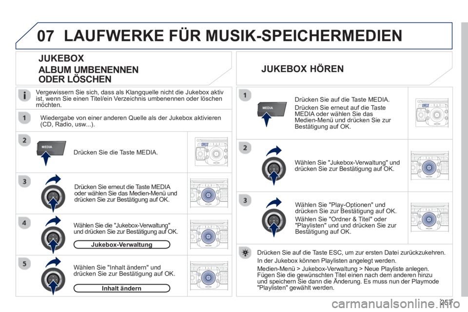 PEUGEOT 5008 2013 Betriebsanleitungen (in German) 257
07
MEDIA
MEDIA
2ABC3DEF5JKL4GHI6MNO8TUV7PQRS9WXYZ0*#
1RADIO MEDIANAV TRAFFIC
SETUPADDR
BOOK
2ABC3DEF5JKL4GHI6MNO8TUV7PQRS9WXYZ0*#
1RADIO MEDIANAV TRAFFIC
SETUPADDR
BOOK
2ABC3DEF5JKL4GHI6MNO8TUV7PQ PEUGEOT 5008 2013 Betriebsanleitungen (in German) 257
07
MEDIA
MEDIA
2ABC3DEF5JKL4GHI6MNO8TUV7PQRS9WXYZ0*#
1RADIO MEDIANAV TRAFFIC
SETUPADDR
BOOK
2ABC3DEF5JKL4GHI6MNO8TUV7PQRS9WXYZ0*#
1RADIO MEDIANAV TRAFFIC
SETUPADDR
BOOK
2ABC3DEF5JKL4GHI6MNO8TUV7PQ