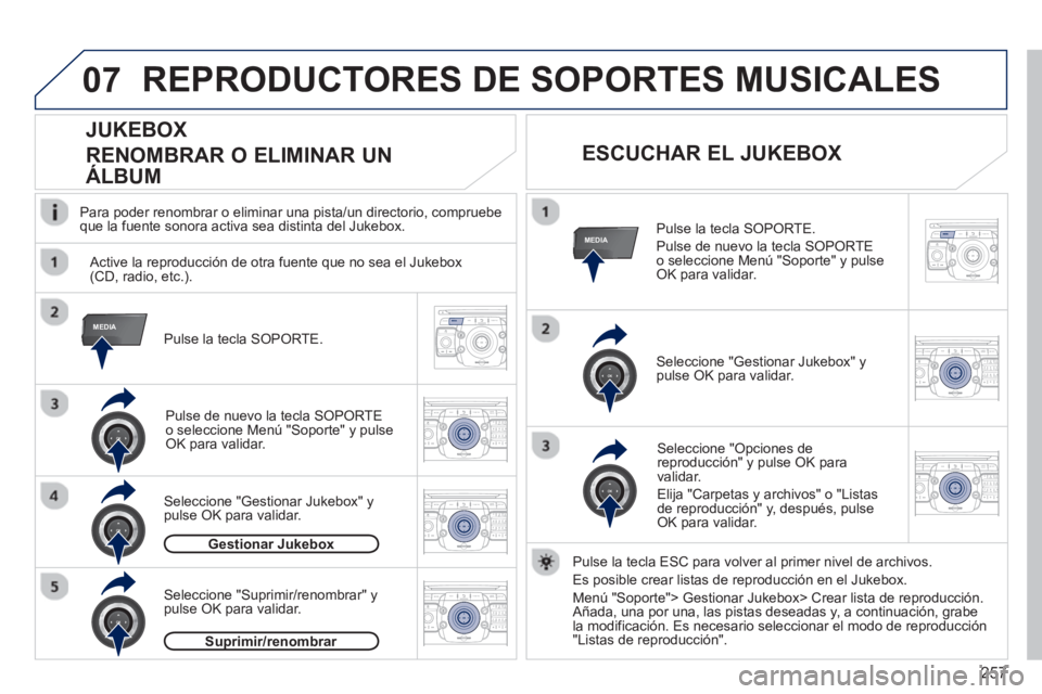 PEUGEOT 5008 2013 Manual del propietario (in Spanish) 257
07
MEDIA
MEDIA
2ABC3DEF5JKL4GHI6MNO8TUV7PQRS9WXYZ0*#
1RADIO MEDIANAV TRAFFIC
SETUPADDR
BOOK
2ABC3DEF5JKL4GHI6MNO8TUV7PQRS9WXYZ0*#
1RADIO MEDIANAV TRAFFIC
SETUPADDR
BOOK
2ABC3DEF5JKL4GHI6MNO8TUV7PQ PEUGEOT 5008 2013 Manual del propietario (in Spanish) 257
07
MEDIA
MEDIA
2ABC3DEF5JKL4GHI6MNO8TUV7PQRS9WXYZ0*#
1RADIO MEDIANAV TRAFFIC
SETUPADDR
BOOK
2ABC3DEF5JKL4GHI6MNO8TUV7PQRS9WXYZ0*#
1RADIO MEDIANAV TRAFFIC
SETUPADDR
BOOK
2ABC3DEF5JKL4GHI6MNO8TUV7PQ