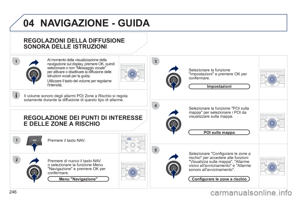 PEUGEOT 5008 2012  Manuale duso (in Italian) 246
NAV
13
4
5
1
2
04
2ABC3DEF5JKL4GHI6MNO8TUV7PQRS9WXYZ0*#
1RADIO MEDIANAV ESC TRAFFIC
SETUPADDR
BOOK
2ABC3DEF5JKL4GHI6MNO8TUV7PQRS9WXYZ0*#
1RADIO MEDIANAV ESC TRAFFIC
SETUPADDR
BOOK
2ABC3DEF5JKL4GHI