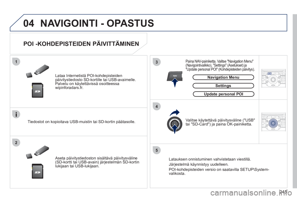 PEUGEOT 5008 2012 Omistajan Käsikirja (in Finnish) 245
04
13
4
2
5
NAV2ABC3DEF5JKL4GHI6MNO8TUV7PQRS9WXYZ0*#
1RADIO MEDIANAV ESC TRAFFIC
SETUPADDR
BOOK
2ABC3DEF5JKL4GHI6MNO8TUV7PQRS9WXYZ0*#
1RADIO MEDIANAV ESC TRAFFIC
SETUPADDR
BOOK
NAVIGOINTI - OPAS PEUGEOT 5008 2012 Omistajan Käsikirja (in Finnish) 245
04
13
4
2
5
NAV2ABC3DEF5JKL4GHI6MNO8TUV7PQRS9WXYZ0*#
1RADIO MEDIANAV ESC TRAFFIC
SETUPADDR
BOOK
2ABC3DEF5JKL4GHI6MNO8TUV7PQRS9WXYZ0*#
1RADIO MEDIANAV ESC TRAFFIC
SETUPADDR
BOOK
NAVIGOINTI - OPAS